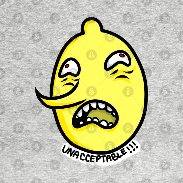 Lemongrab Disapproves by MurderBeanArt